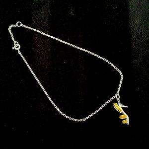 Sterling silver anklet/wrist bracelet